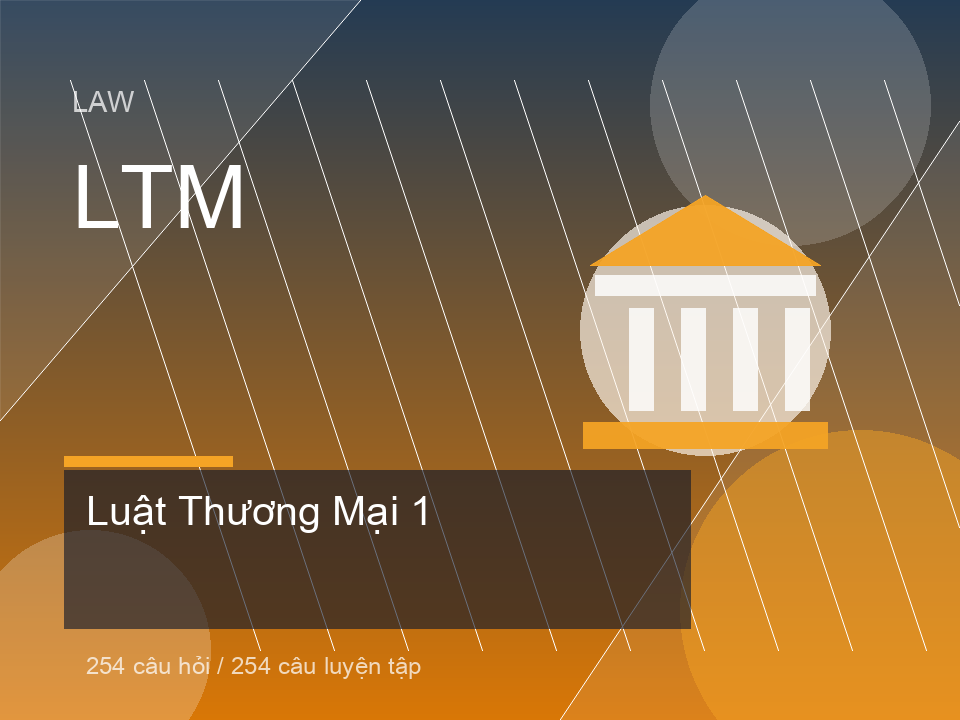 Luật Thương Mại 1